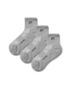 Performance Quarter Length Socks - 3 Pack heather-gray