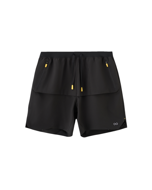 Hiflex-Lite® Versa Layer Shorts transparent flatlay