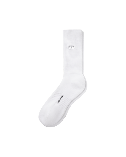 Performance Crew Socks transparent flatlay